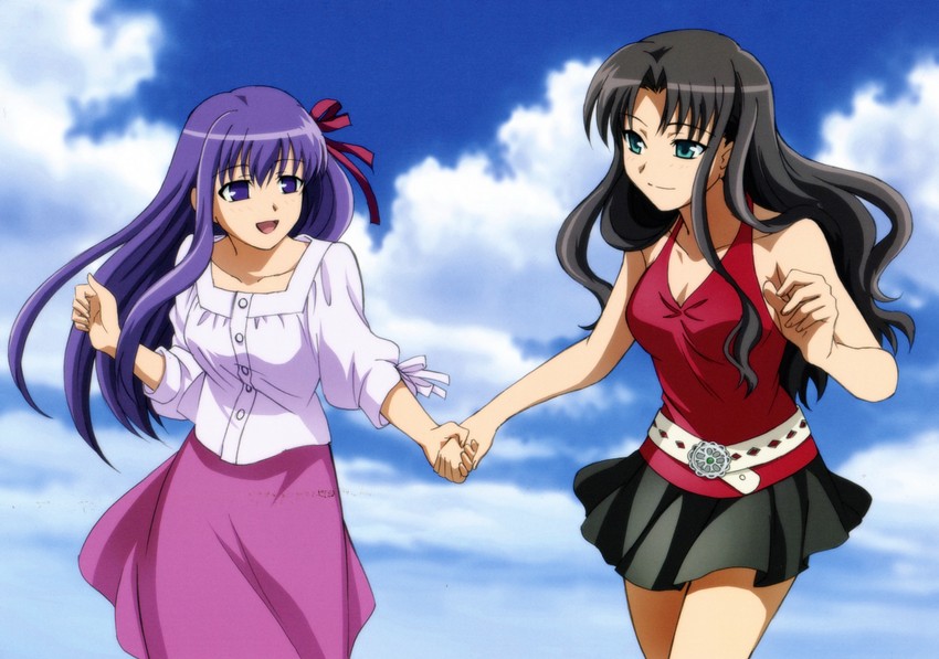tohsaka rin and matou sakura (fate and 1 more)