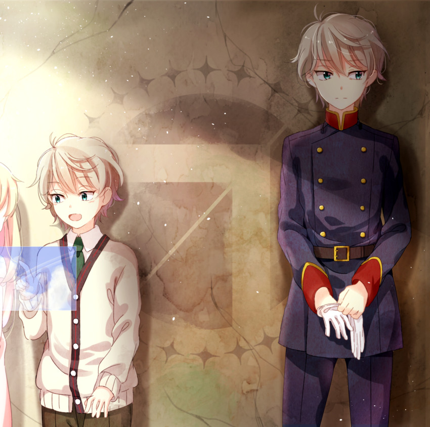 slaine troyard and asseylum vers allusia (aldnoah.zero) drawn by rirako