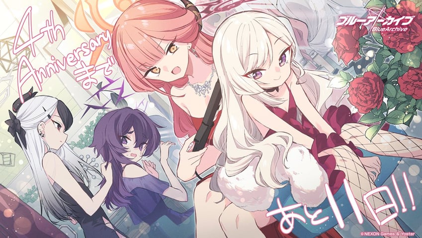 kayoko, aru, mutsuki, and haruka (blue archive) drawn by nogiwa_kaede