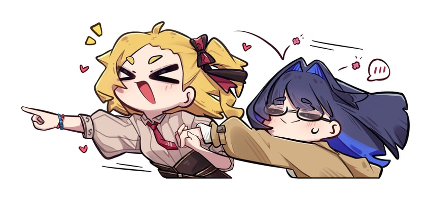 ouro kronii and kaela kovalskia (hololive and 2 more) drawn by miaoema