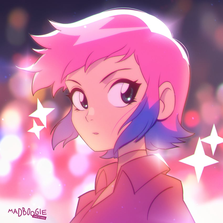 ramona flowers (scott pilgrim and 1 more) drawn by mad_boogie_creations
