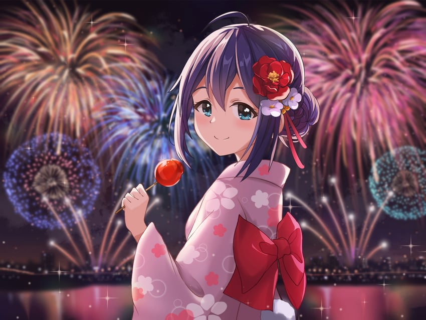 mochizuki anna (idolmaster and 2 more) drawn by oscar_(a7069721)