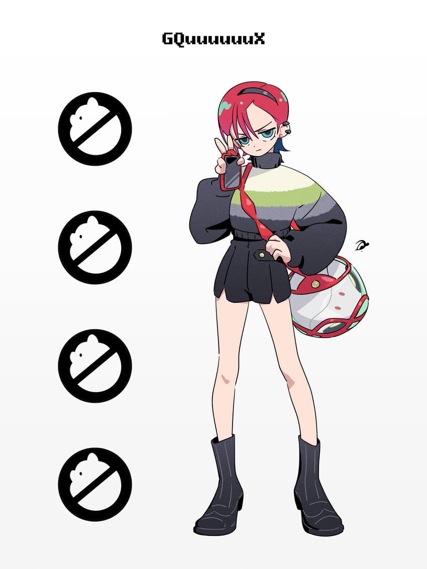 amate yuzuriha and haro (gundam and 1 more) drawn by nyamofe