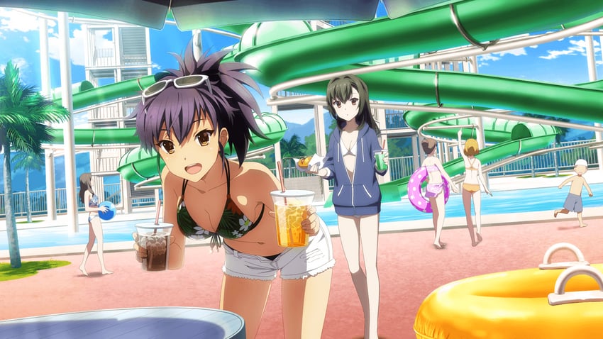juujou kagari and etou minato (toji no miko and 1 more)