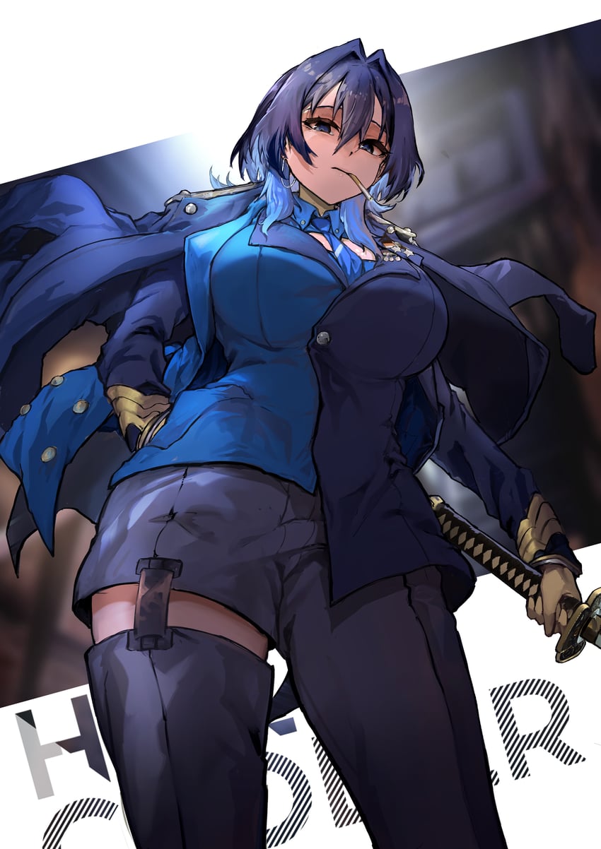 ouro kronii (hololive and 1 more) drawn by vyragami