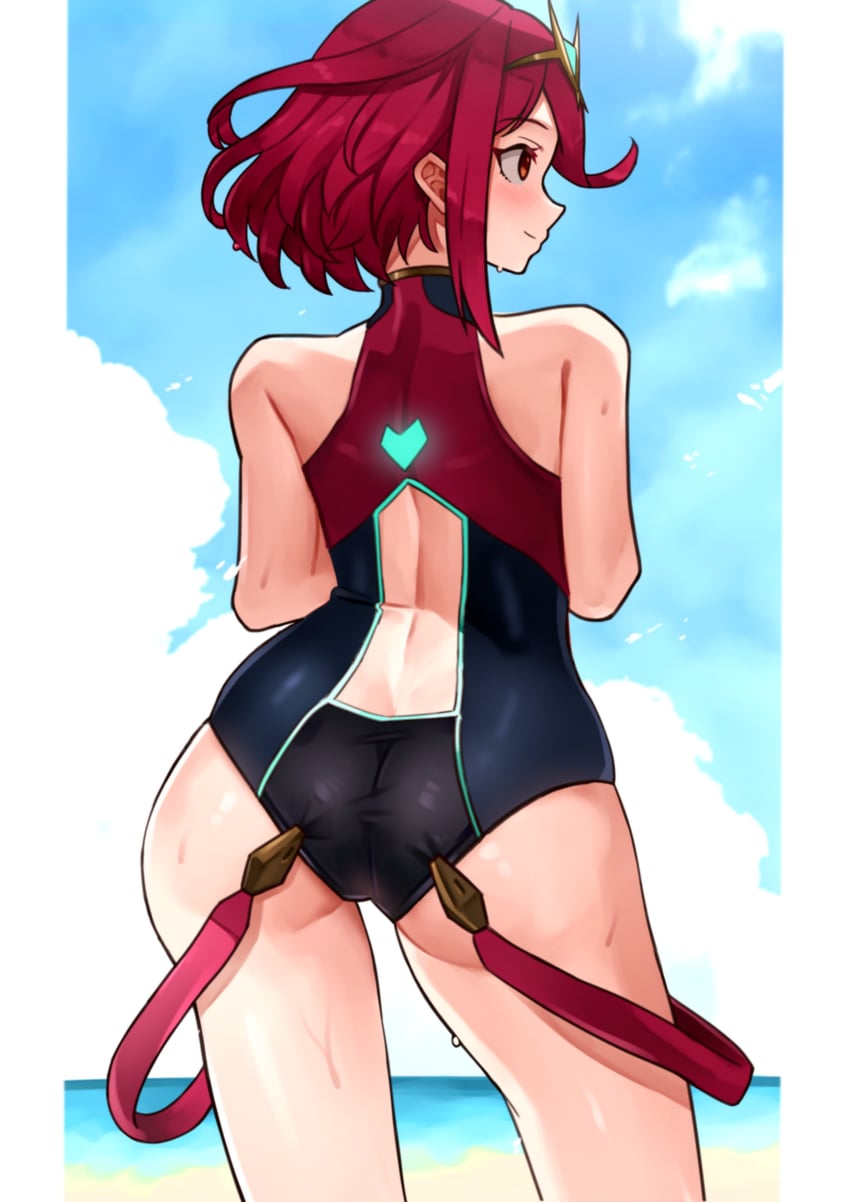pyra (xenoblade chronicles and 1 more) drawn by yotsuha_uni