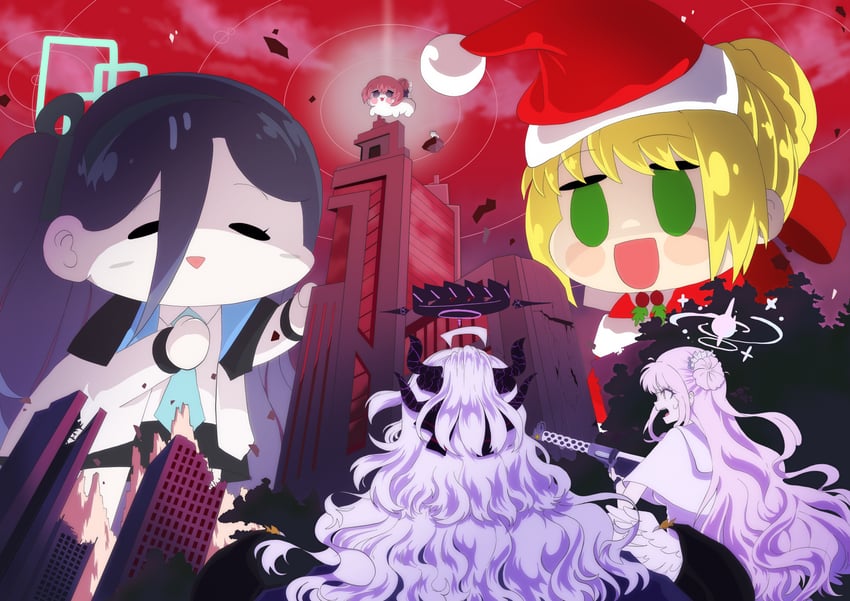 hina, nero claudius, mika, aris, dorothy, and 1 more (fate and 3 more) drawn by demongem
