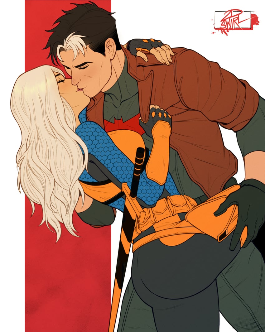 jason todd, red hood, rose wilson, and ravager (dc comics and 2 more) drawn by 2dswirl