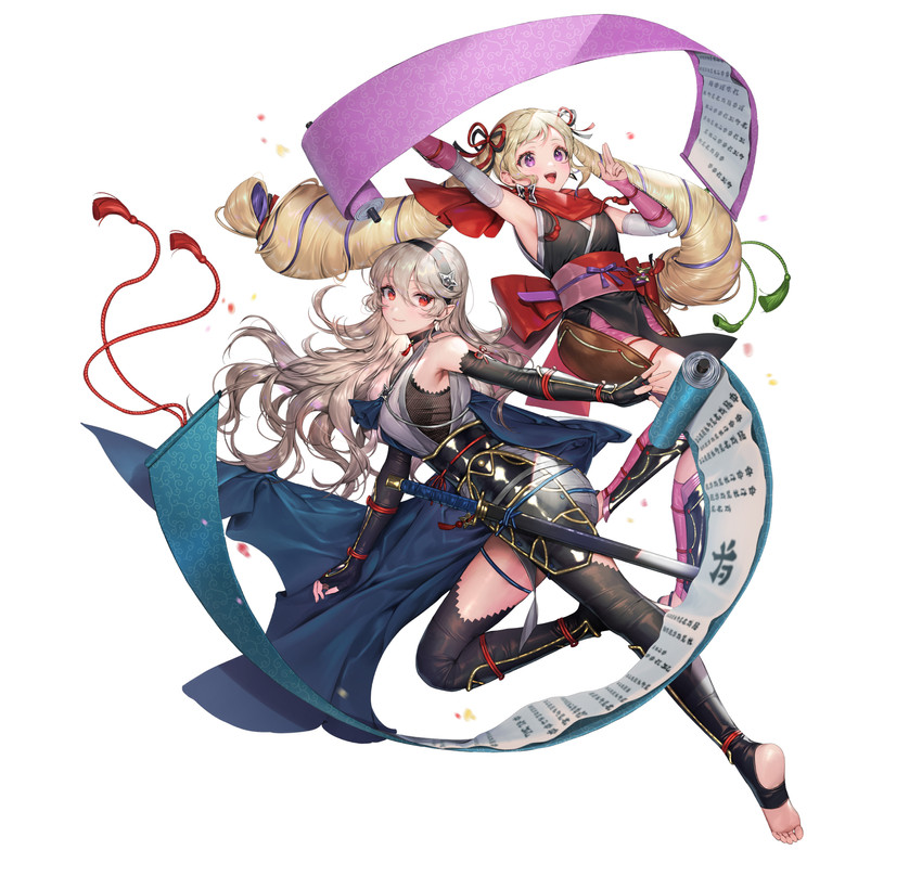 female corrin and elise (fire emblem and 2 more) drawn by sencha_(senchat)