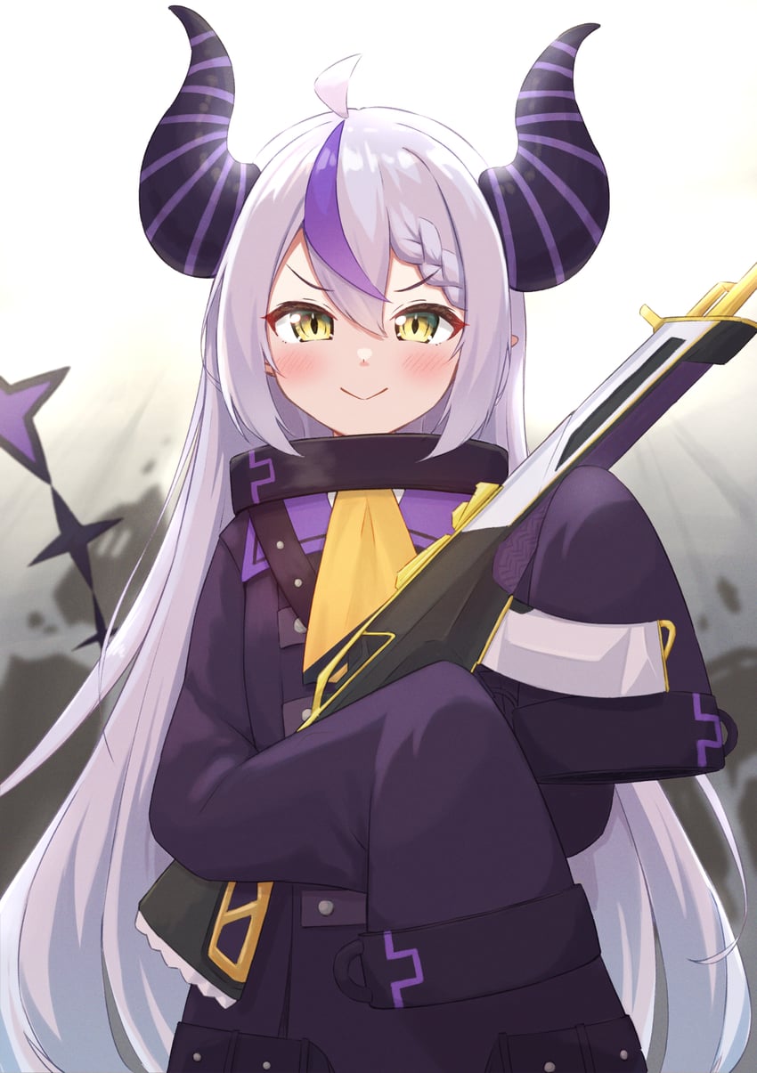 la+ darknesss (hololive and 1 more) drawn by typho