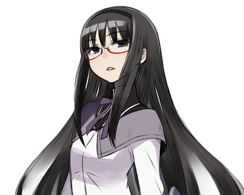 akemi homura (mahou shoujo madoka magica) drawn by chan_co