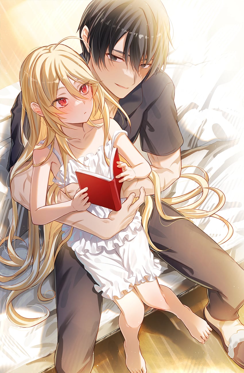 angelica rafa redgrave and leon fou bartford (otome gee sekai wa mob ni kibishii sekai desu) drawn by dainatsu
