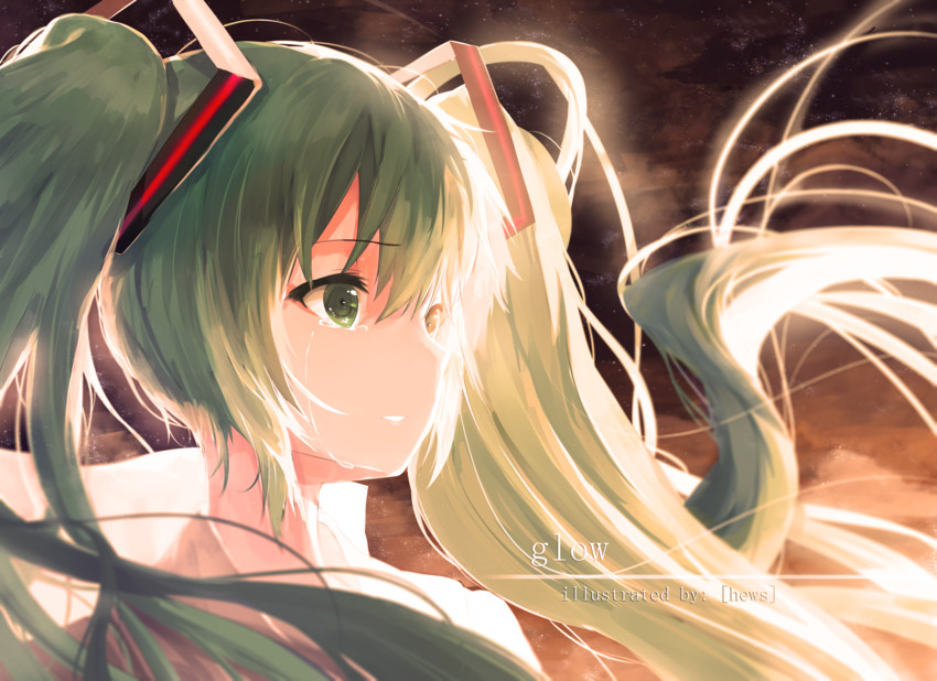 hatsune miku (vocaloid and 1 more) drawn by hews