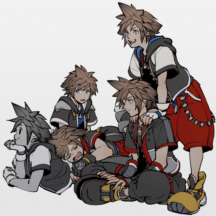 sora (super smash bros. and 5 more) drawn by oimo_(oimkimn)