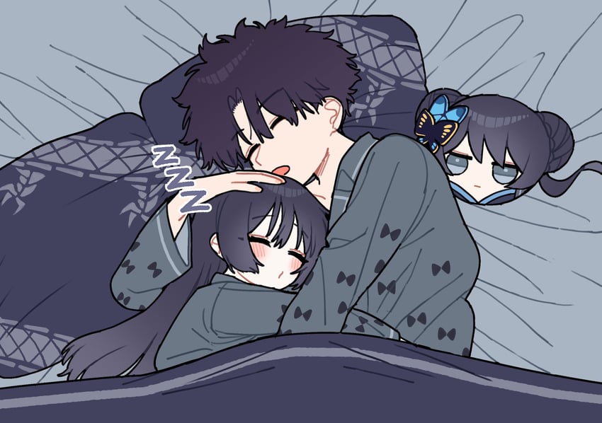 sensei and kisaki (blue archive) drawn by je_o_mo