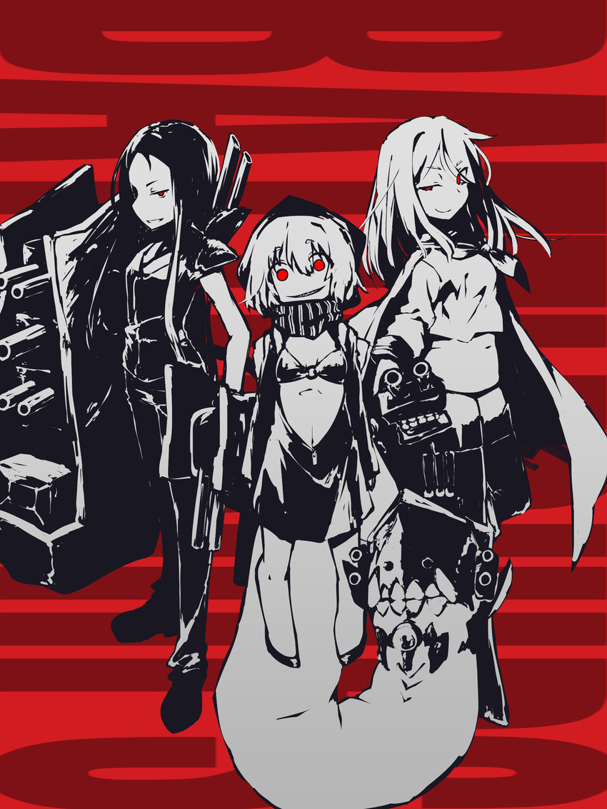 re-class battleship, ta-class battleship, and ru-class battleship (kantai collection) drawn by hime_takeo
