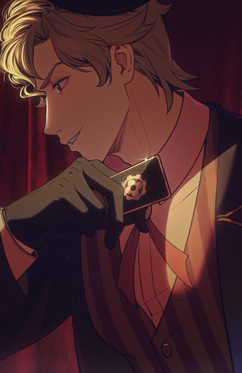 herlock sholmes (ace attorney and 1 more) drawn by kaze_(yznyttdgs)