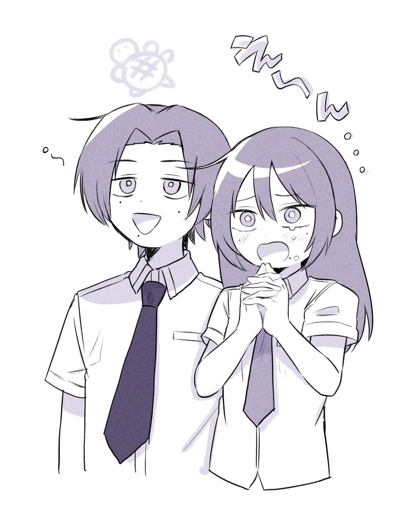 kameya san and kameya kazushi (futsuu no keion-bu) drawn by osada_sushi