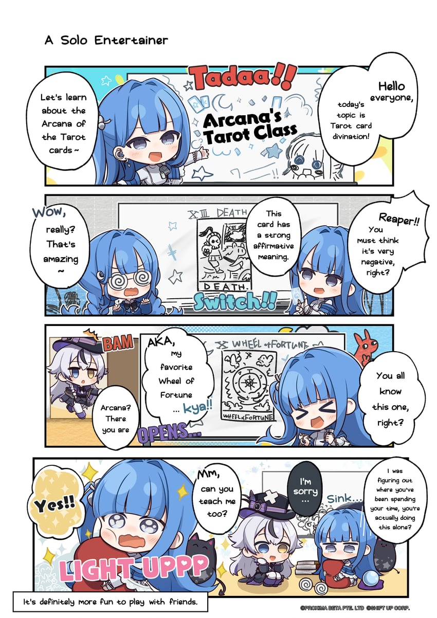 arcana and phantom (goddess of victory: nikke) drawn by totatokeke