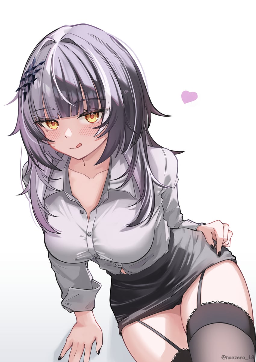 shiori novella (hololive and 1 more) drawn by noeee