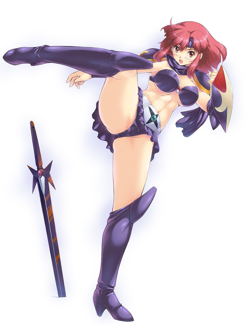 kirishima reiko and dark valis (mugen senshi valis) drawn by uchiu_kazuma