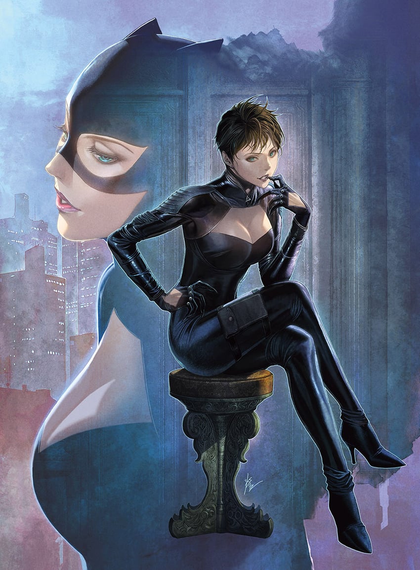 catwoman and selina kyle (dc comics and 2 more) drawn by homare_(fool's_art)