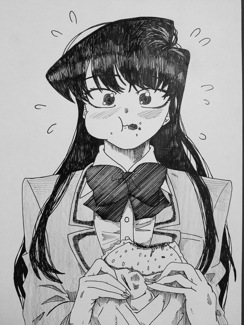 komi shouko (komi-san wa komyushou desu) drawn by eindrawppsn