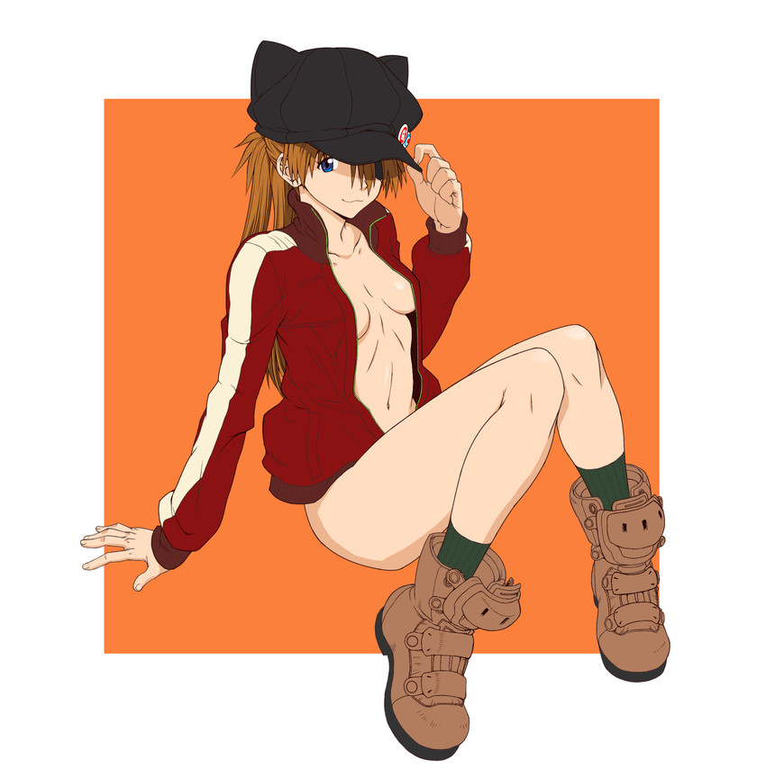 souryuu asuka langley (neon genesis evangelion and 2 more) drawn by harukaze_koucha