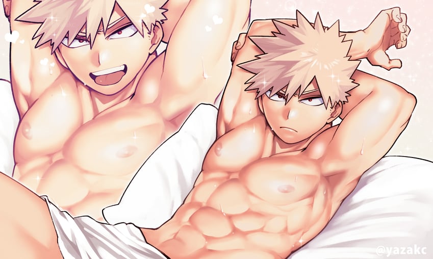bakugou katsuki (boku no hero academia) drawn by yazaki_(yazakc)
