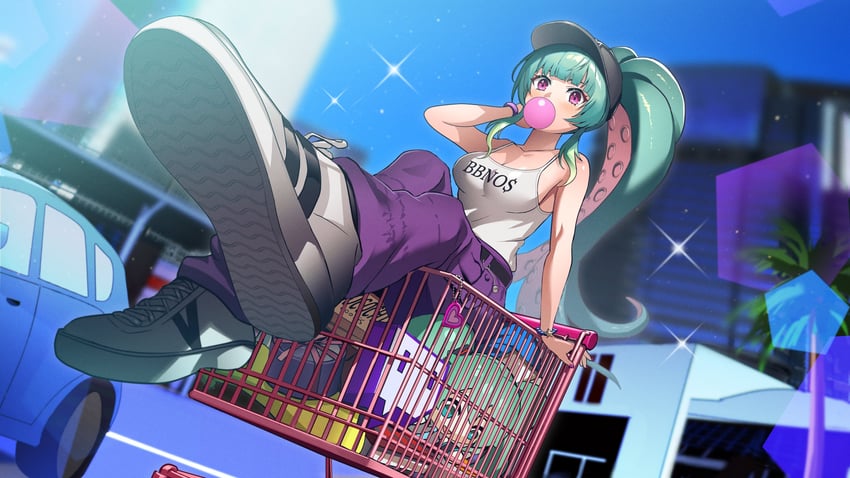 cali calypso (indie virtual youtuber and 1 more) drawn by 364ing