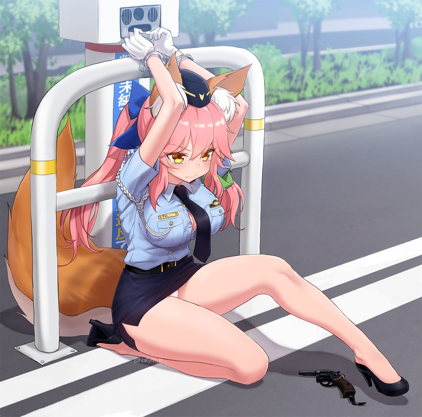 tamamo and tamamo no mae (fate and 3 more) drawn by narynn