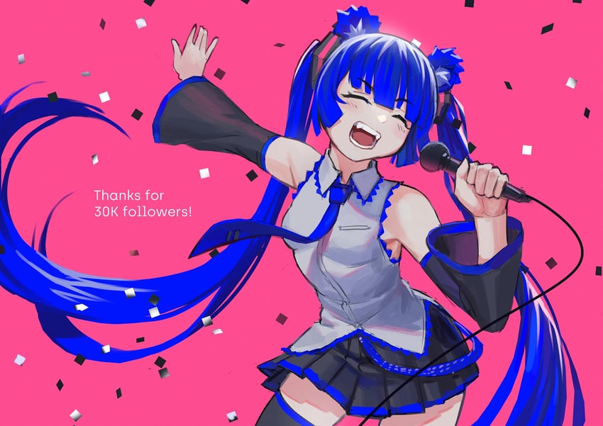 hatsune miku and gris (vocaloid and 1 more) drawn by vertigris