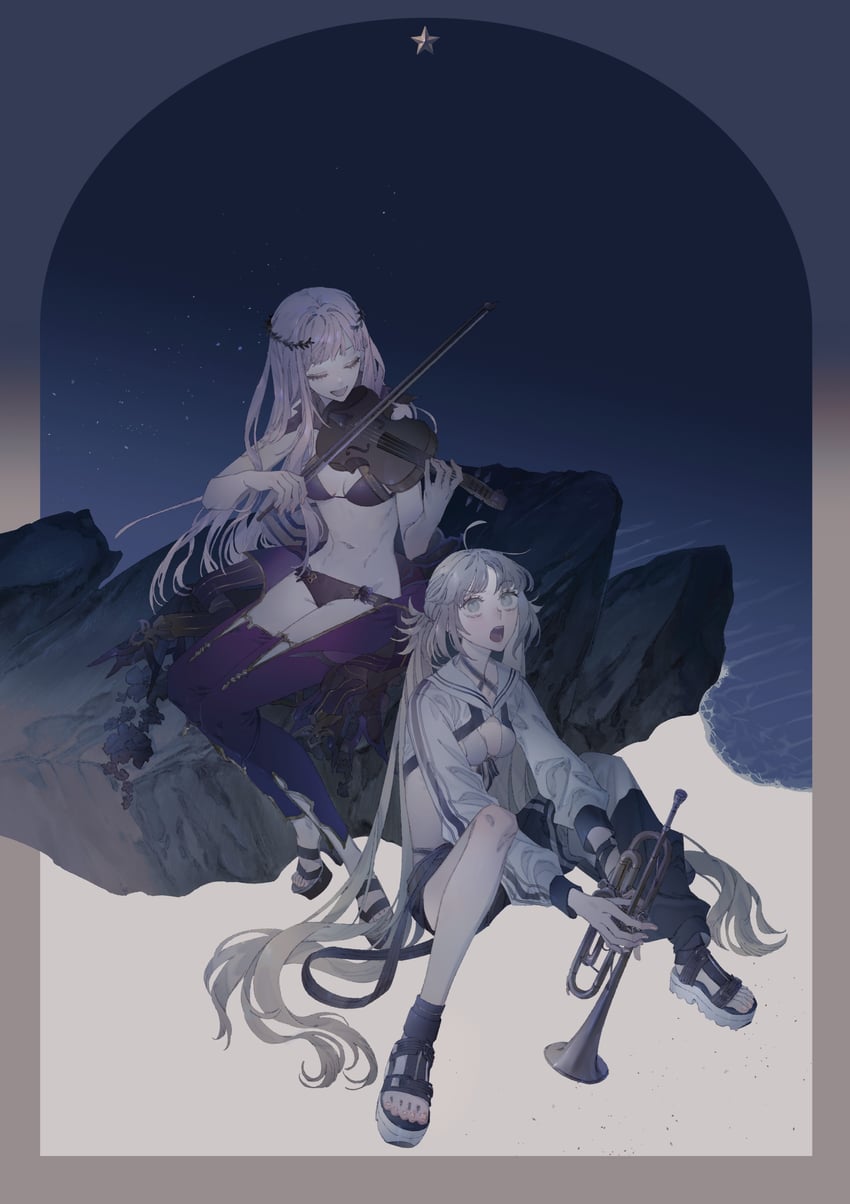 artoria pendragon, artoria caster, medb, and cnoc na riabh (fate and 1 more) drawn by shinoaki_(snak502)