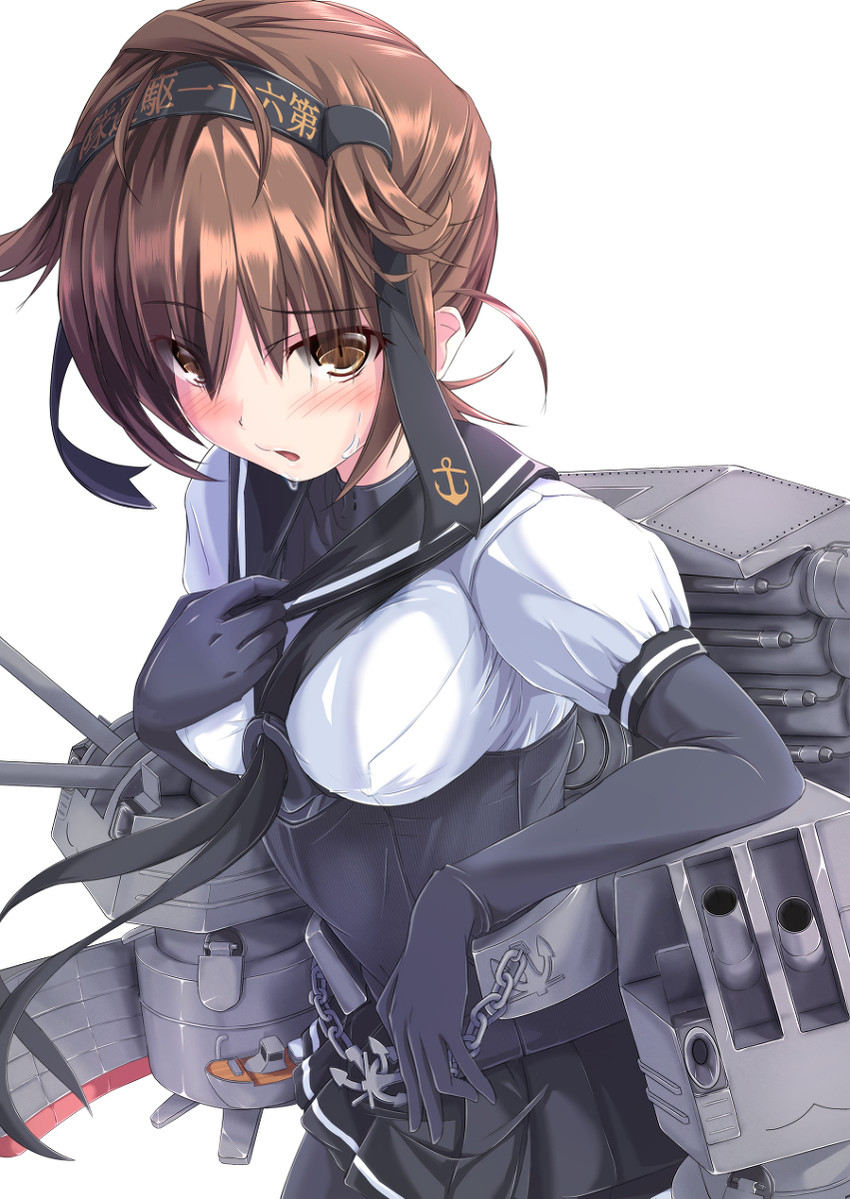 hatsuzuki and chou-10cm-hou-chan (kantai collection) drawn by kudou_maimu
