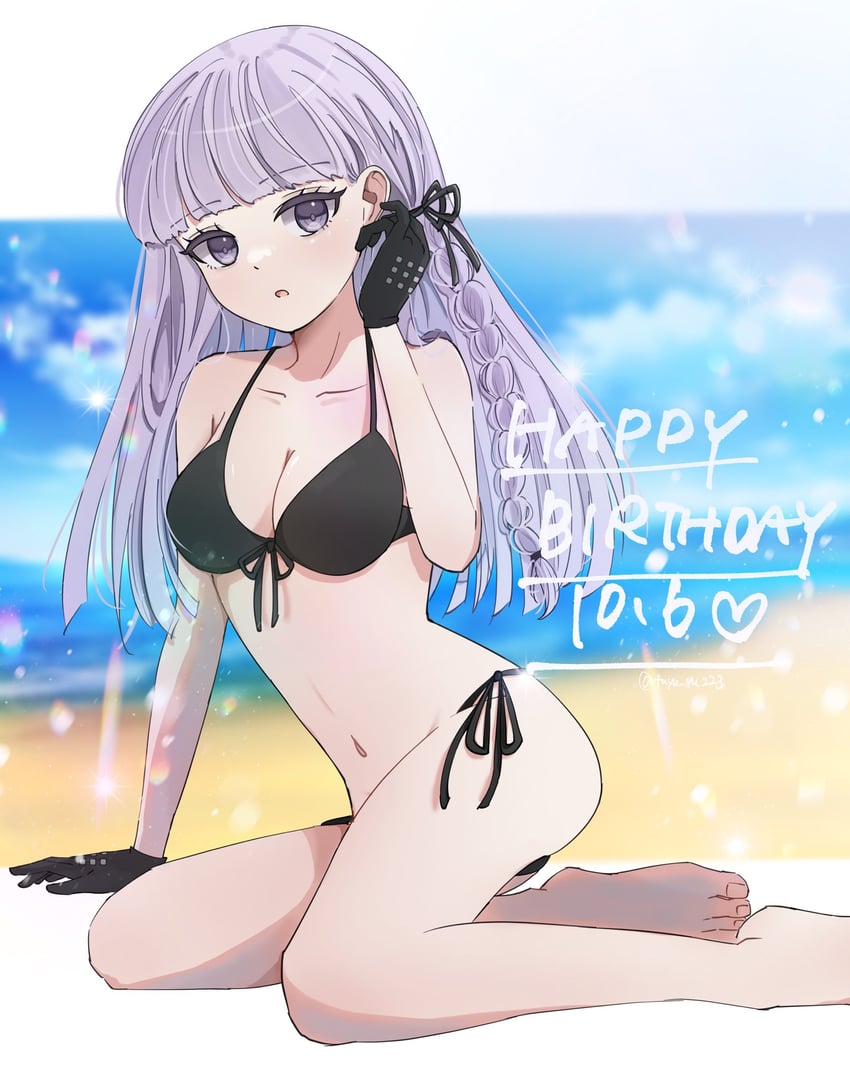 kirigiri kyoko (danganronpa and 1 more) drawn by fuyu_ko
