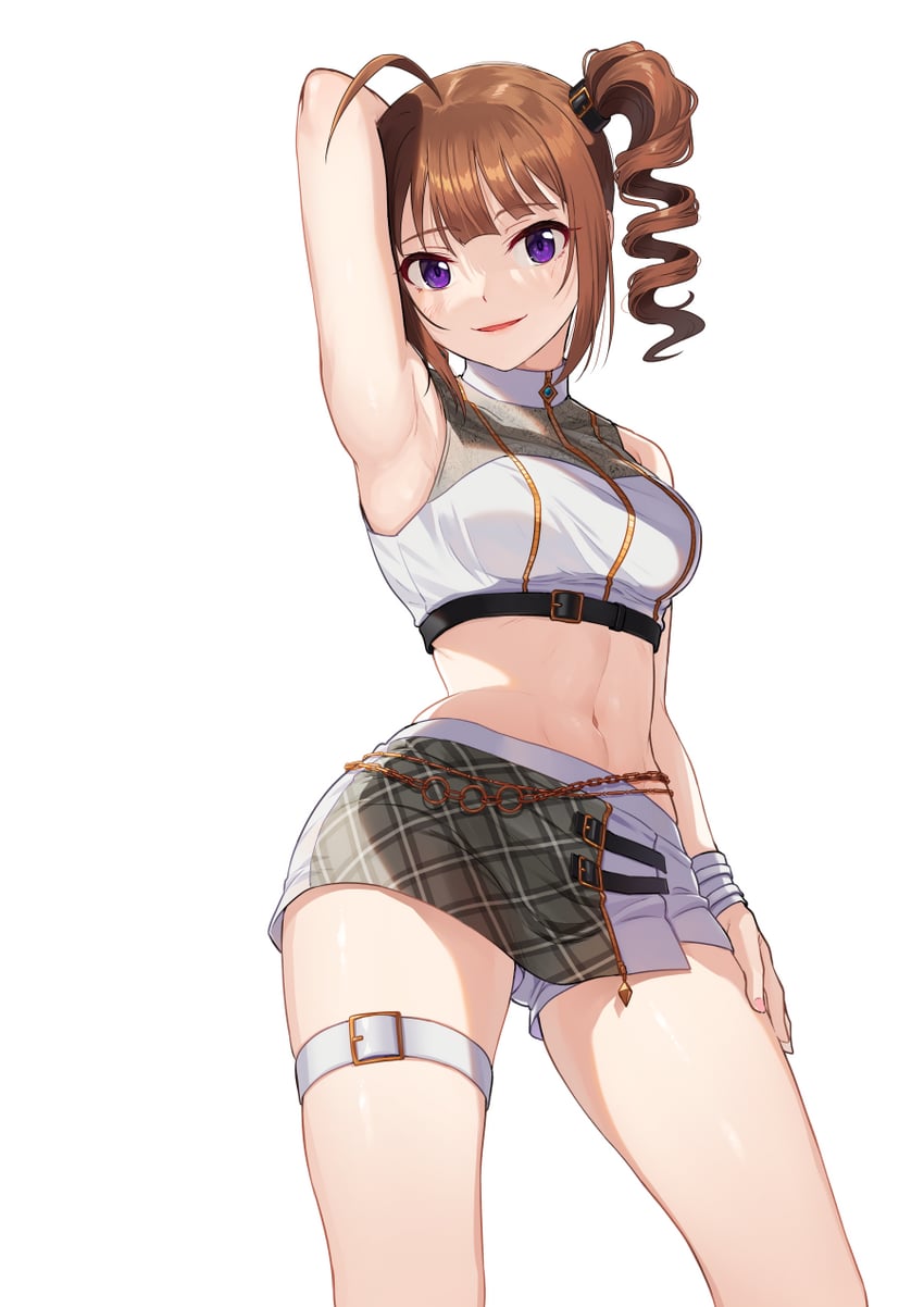 yokoyama nao (idolmaster and 2 more) drawn by kamille_(vcx68)