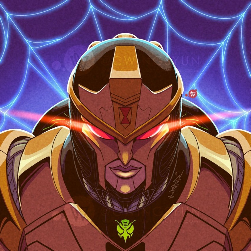 blackarachnia (transformers and 1 more) drawn by winston_chan