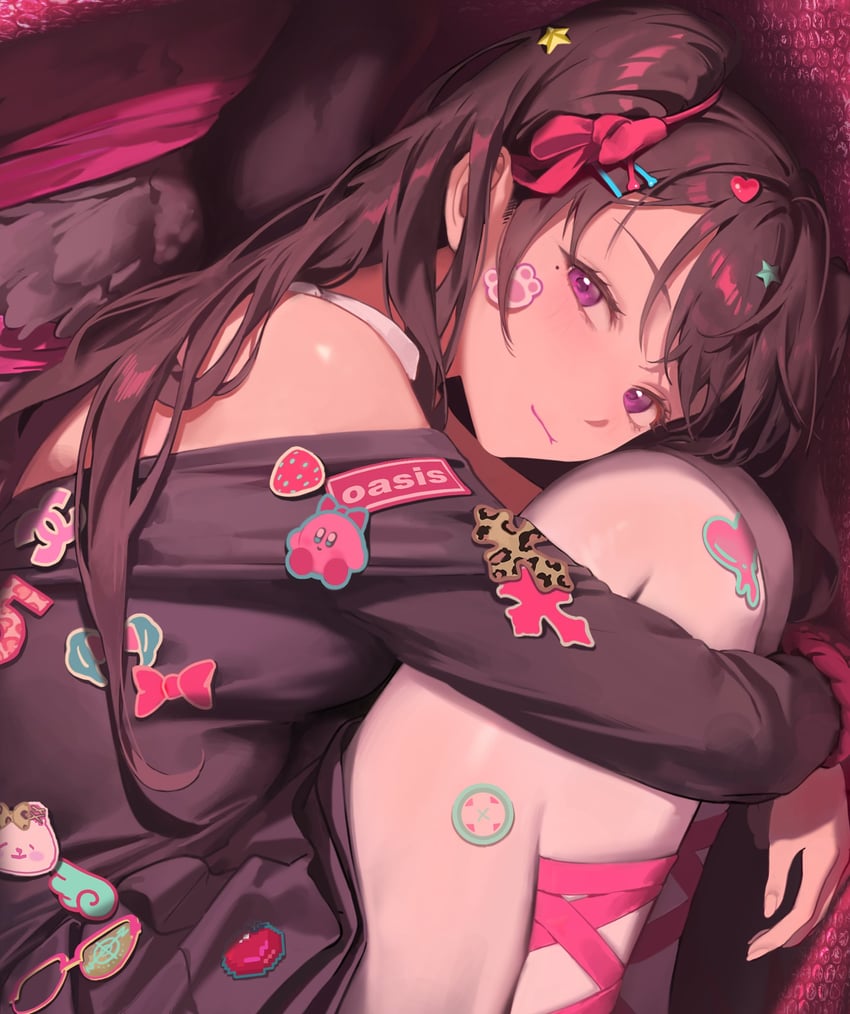 kirby and maya (original and 1 more) drawn by bangsom