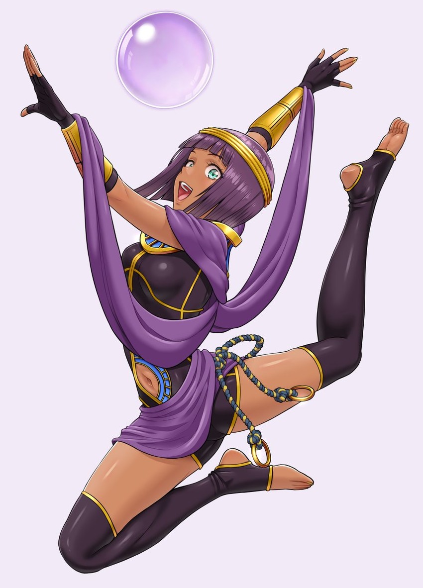 menat (street fighter and 1 more) drawn by nigou