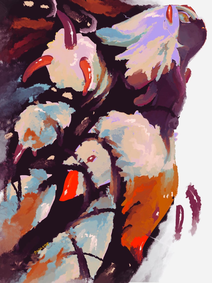 faputa and irumyuui's children (made in abyss) drawn by kin_kon_karasu