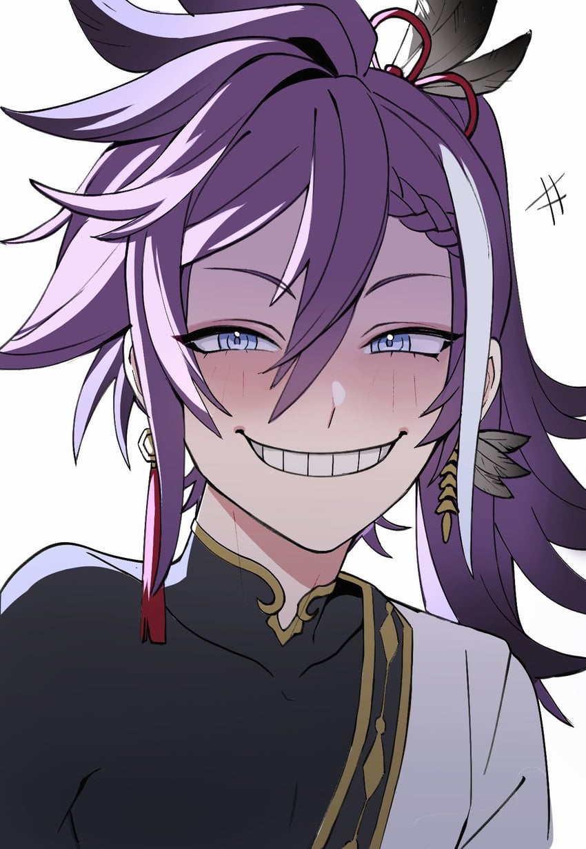 banzoin hakka (holostars and 1 more) drawn by hiropon_(owo_hiropon)