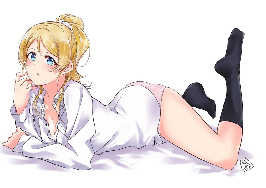 ayase eli (love live! and 1 more) drawn by akira_miku_ver