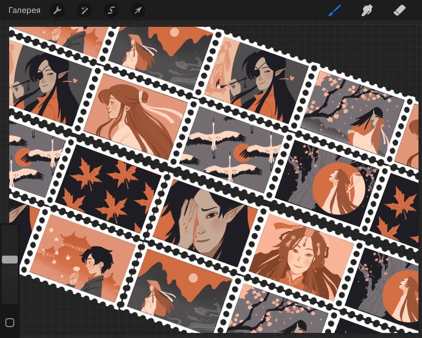 xie lian and hua cheng (tianguan cifu) drawn by yaroslava_murashko