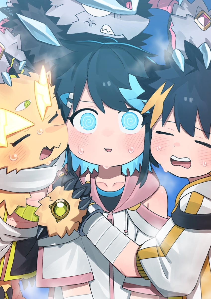 san-chan, nakamura yuto, and sorano minori (original and 1 more) drawn by itoriyo