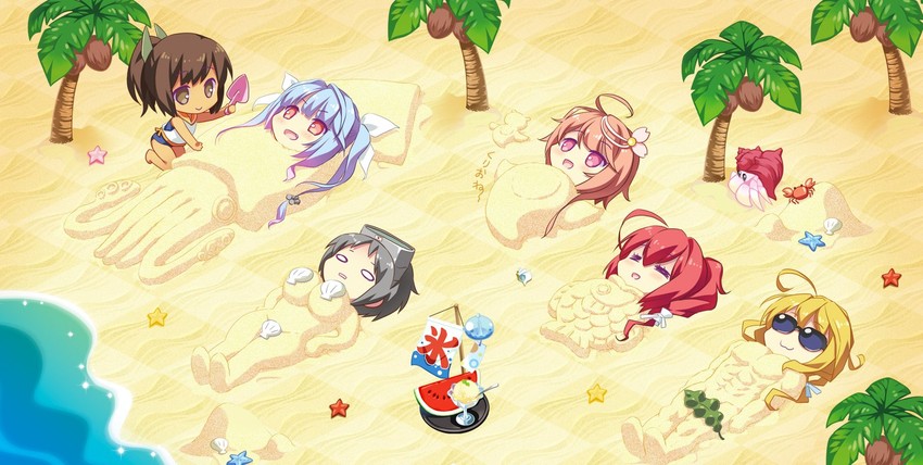 i-19, i-58, i-401, i-8, i-168, and 1 more (kantai collection) drawn by carnelian