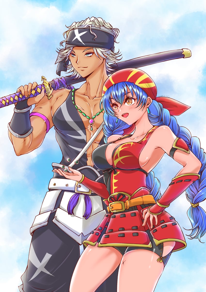 tugai and suzuna (fuurai no shiren) drawn by komainutotoro
