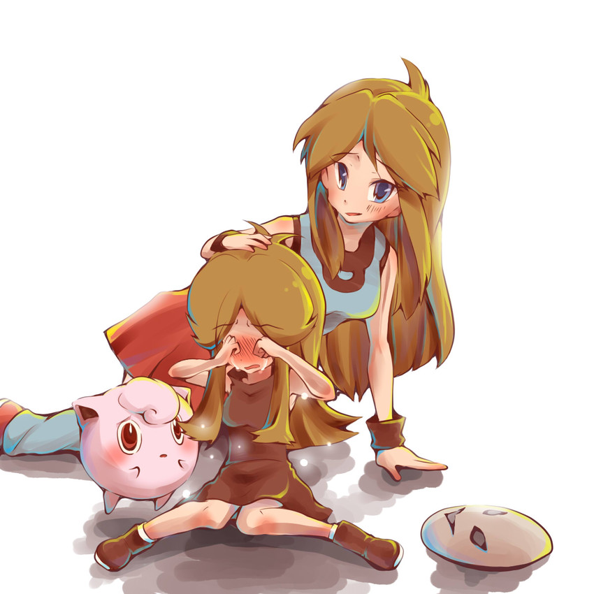 jigglypuff and green (pokemon and 1 more) drawn by atom_(@tom)