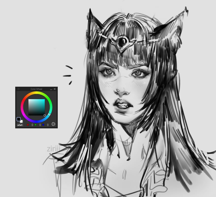 shadowheart (dungeons & dragons and 2 more) drawn by katlovesstar