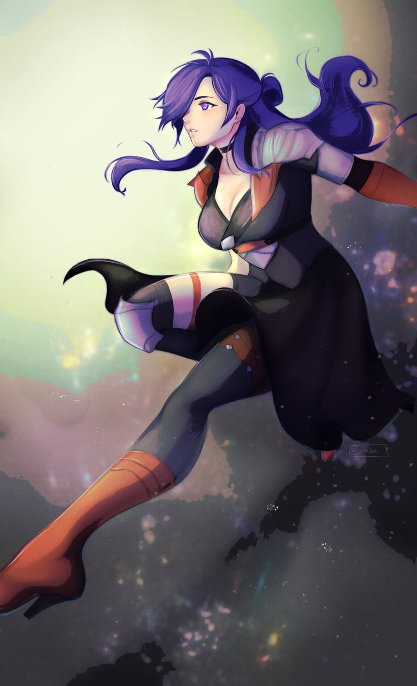 female shez (fire emblem and 2 more) drawn by ultea