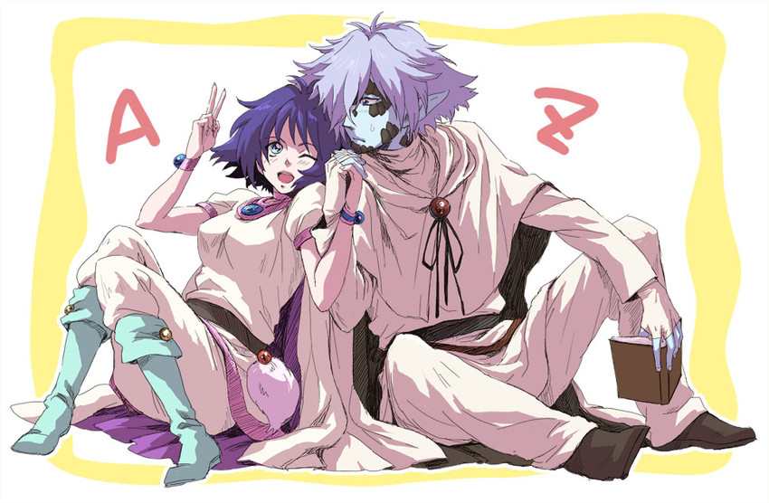 amelia wil tesla seyruun and zelgadiss graywords (slayers) drawn by kyabi_tsuma